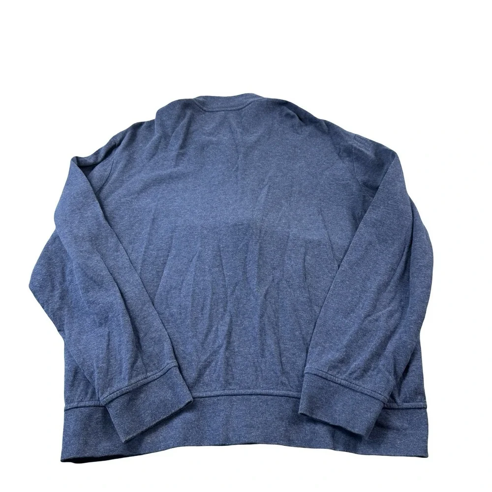 Polo Ralph Lauren Blue Full Zip Cotton Mens Bomber Jacket Size XL